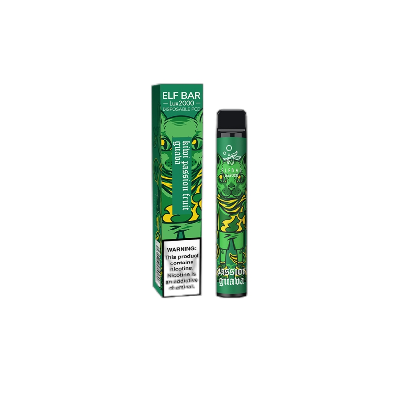 Elf Bar Lux 2000 Disposable Kiwi Passion Fruit Guava 2000 Puffs Vape Shop Online Philippines